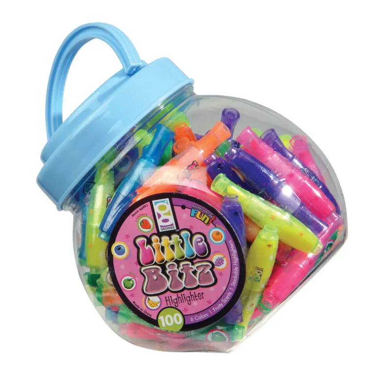 Little Bitz Scented Highlighters - 100 per tub