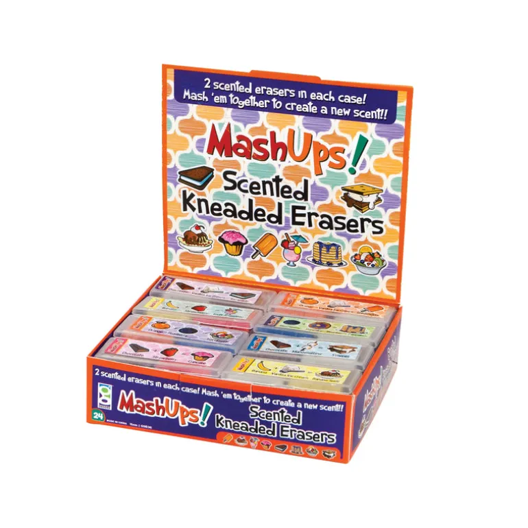 Mash Up Scented Kneaded Erasers - 24 per display