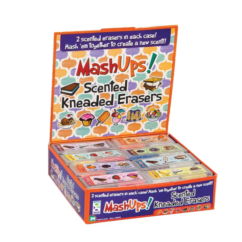 Mash Up Scented Kneaded Erasers - 24 per display