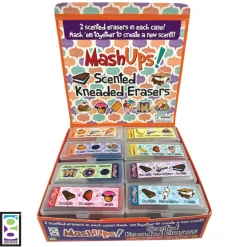 Mash Up Scented Kneaded Erasers - 24 per display