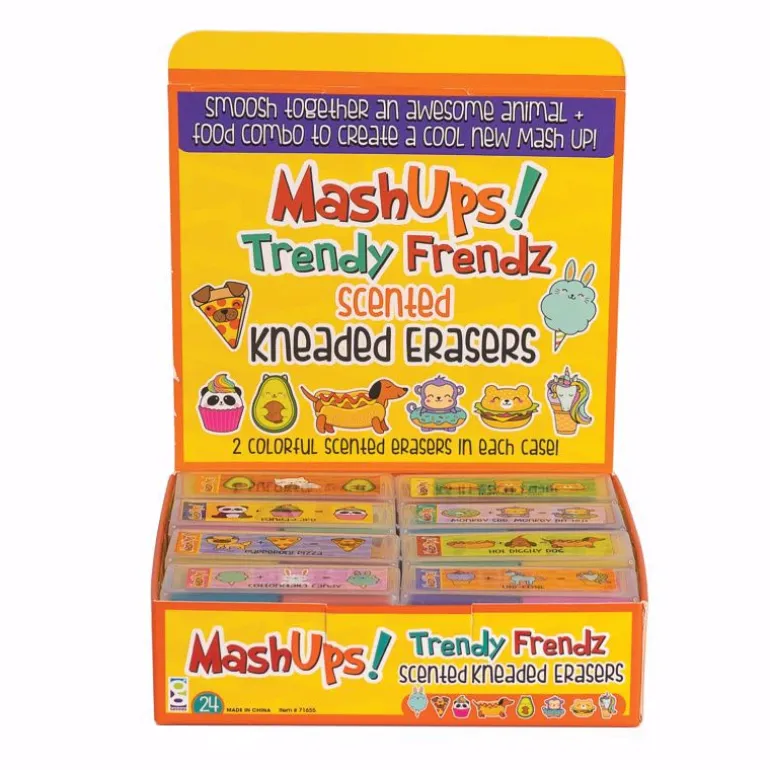 Mashups Trendy Friendz Kneaded Erasers - 24 per display