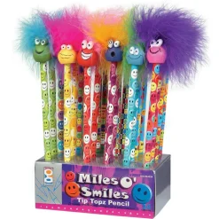 Miles O’ Smiles Tip Topz Pencils 24 per display