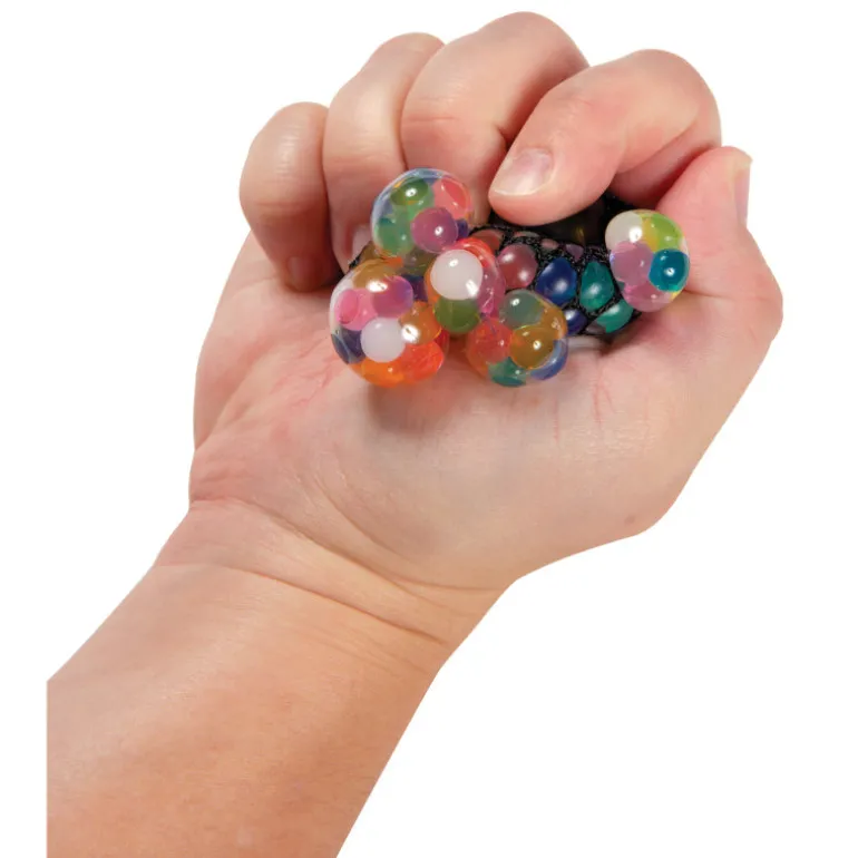 Mini Rainbow Mesh Blobbles Squeeze Balls - 24 per bag