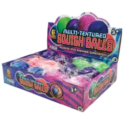 Multi Textured Squeeze Ball - 12 per display