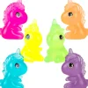 Neon Sitting Unicorn Figures - 100 per bag