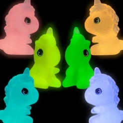 Neon Sitting Unicorn Figures - 100 per bag
