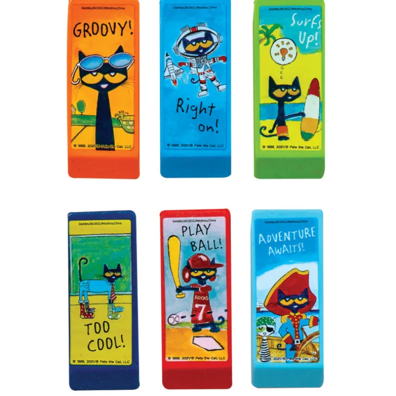 Pete the Cat Beveled Eraser - 24 per box