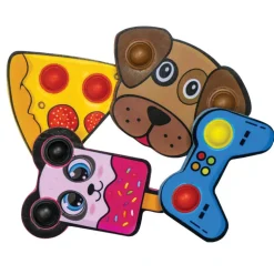 Pop N Erasers - 24 per display