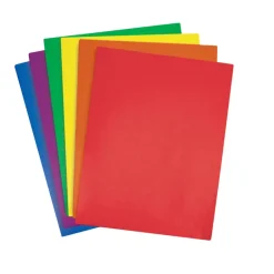 Premium 2-Pocket Classroom Folders - 48 per box