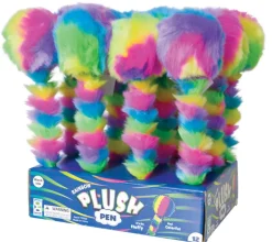 Rainbow Plush Pen - 12 per display