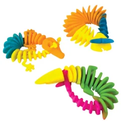Rainbow Reptile Skeleton Toy - 24 per bag