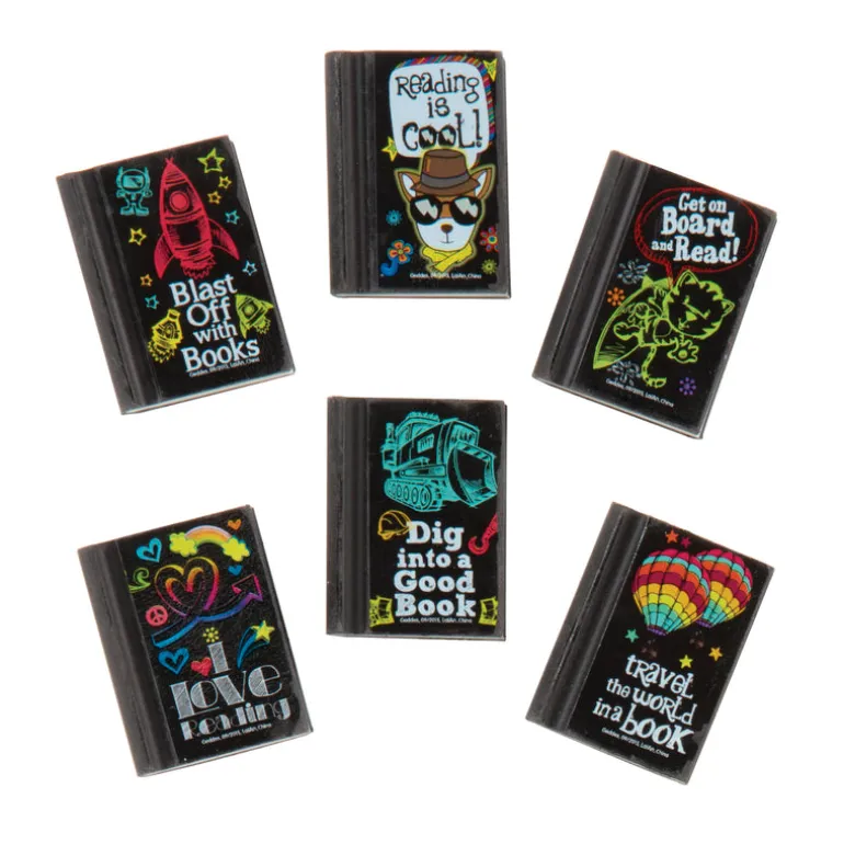 Reading Rocks! Erasers - 48 per box