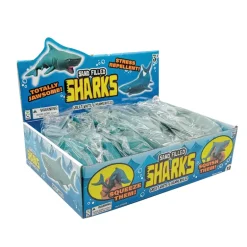 Sand Filled Shark Toys - 12 per display