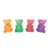 Scented 2-Color Gummy Bear Pencil Toppers - 24 per tub