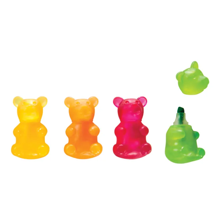 Scented Gummy Bear Highlighters - 24 per tub