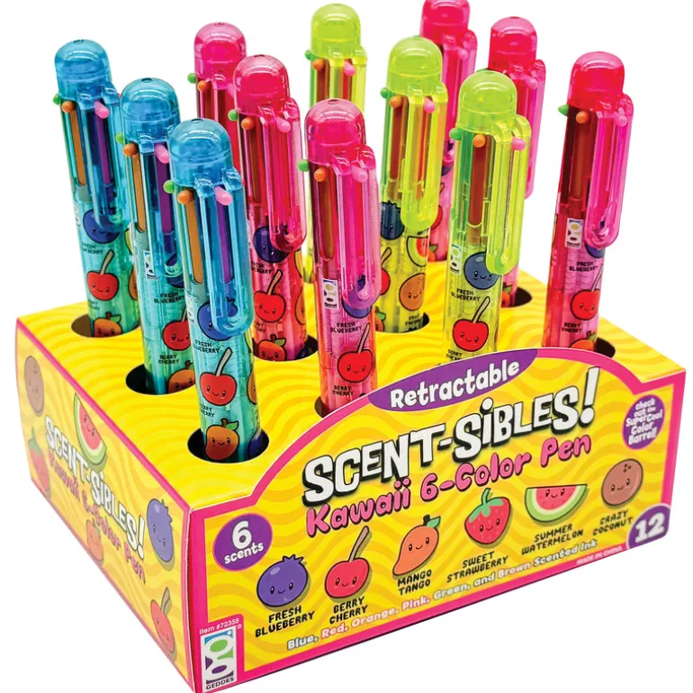 Scent-sibles Kawaii 6-color Pen - 12 per Display