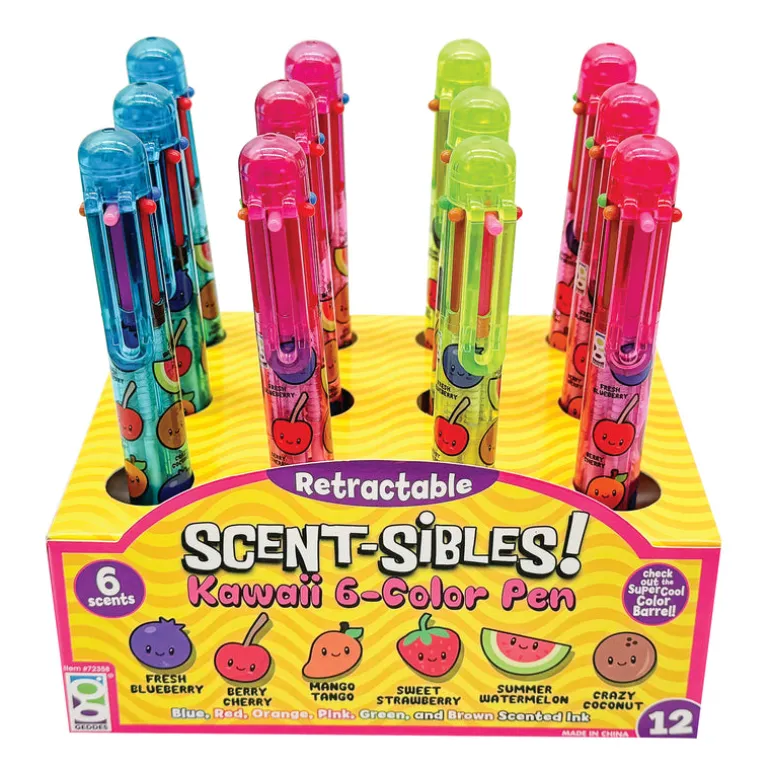 Scent-sibles Kawaii 6-color Pen - 12 per Display