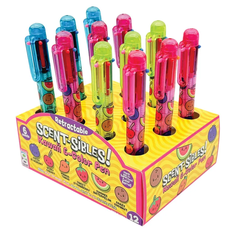 Scent-sibles Kawaii 6-color Pen - 12 per Display