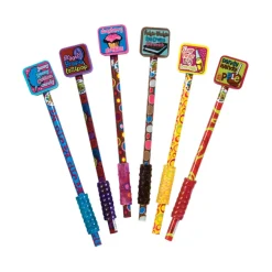 Scent-Sibles Pencils With Giant Erasers - 36 per display