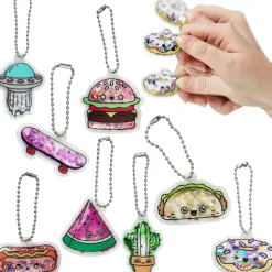 Shaker Charm Keychain - 100 per bag