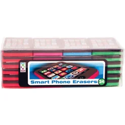 Smart Phone Erasers - 24 per display