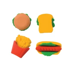 Snack Attack 3D Scented Eraser Display - 36 per display