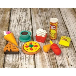 Snack Attack II 3D Erasers - 54 per bag