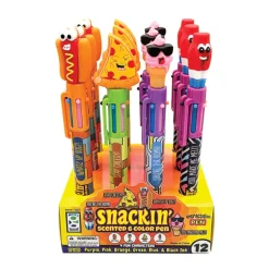 Snackin Scented 6 Color Pen - 12 per display