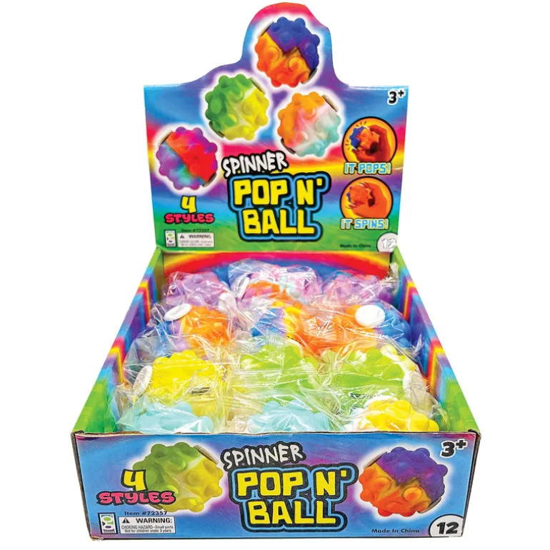 Spinner Pop ‘N’ Balls - 12 per display