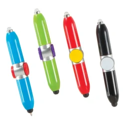 Spinning Pens with Lights - 12 per tub