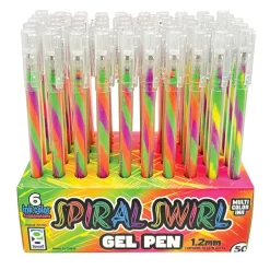 Spiral Swirl Gel Pens - 50 per display