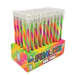 Spiral Swirl Gel Pens - 50 per display