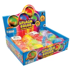 Splash Color Squish Balls - 12 per Display