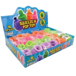 Squeeze ‘N’ Pop Toys - 24 per display
