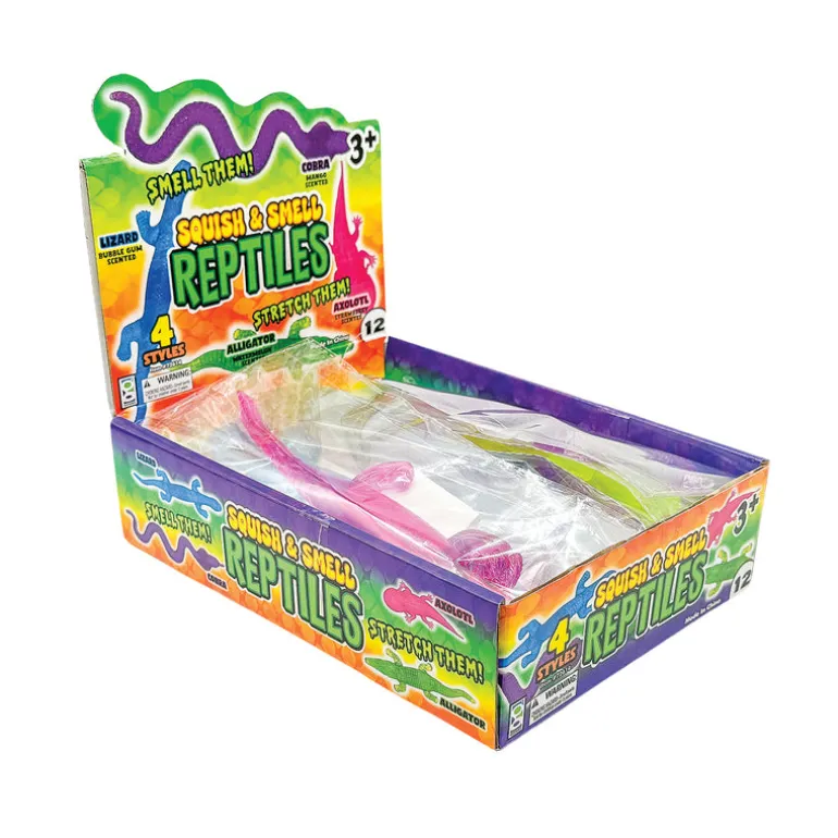 Squish ‘n’ Smell Reptiles - 12 per display