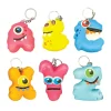 Squishy Alpha Monster Keychain - 26 per bag
