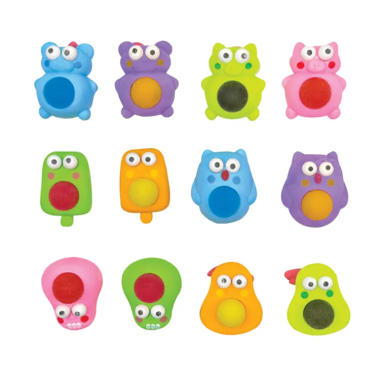 Squishy Eraser Friends - 36 per display