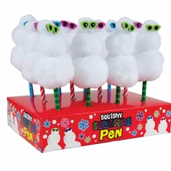 Squishy Snowman Pens - 12 per display