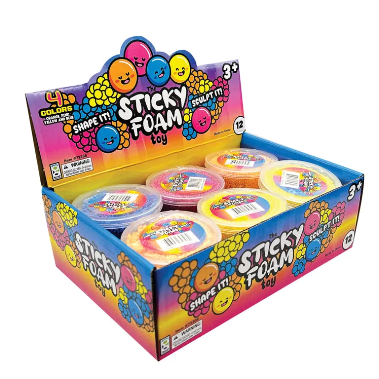 Sticky Foam Toys - 12 per display