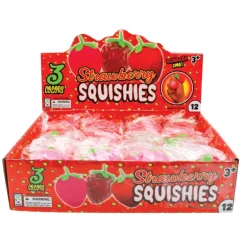 Strawberry Squishies - 12 per display