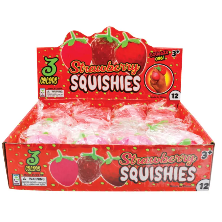 Strawberry Squishies - 12 per display