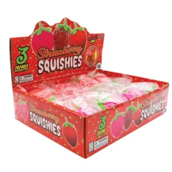 Strawberry Squishies - 12 per display
