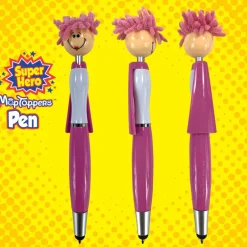 Super Hero MopToppers™ Stylus Pens - 18 per tub