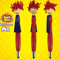 Super Hero MopToppers™ Stylus Pens - 18 per tub