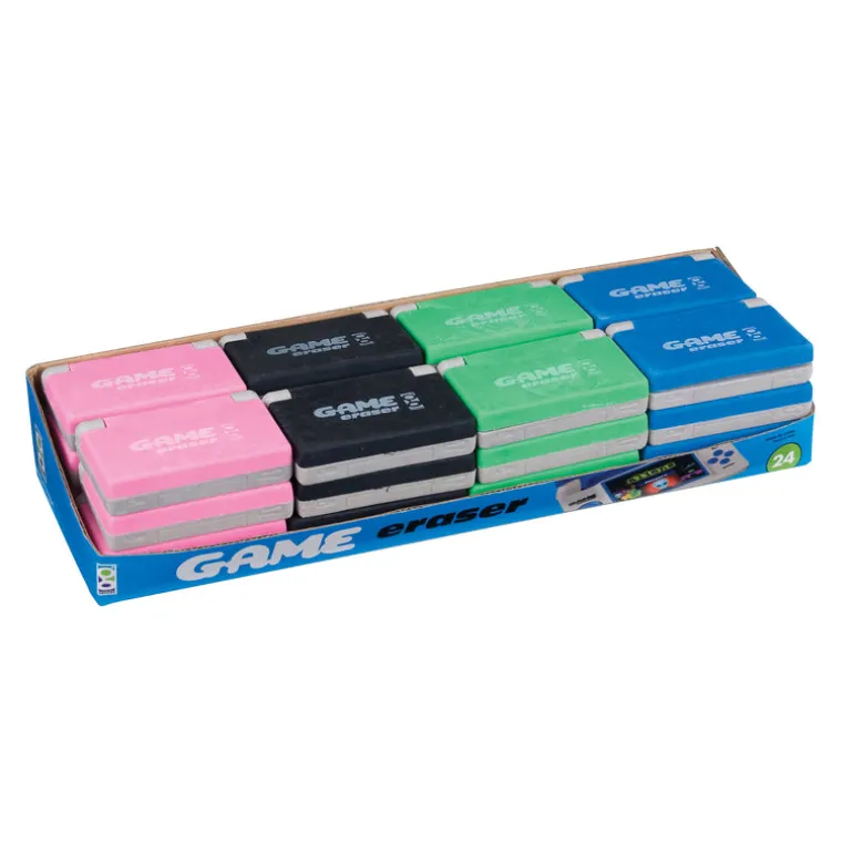 Video Game Erasers - 24 per Tub