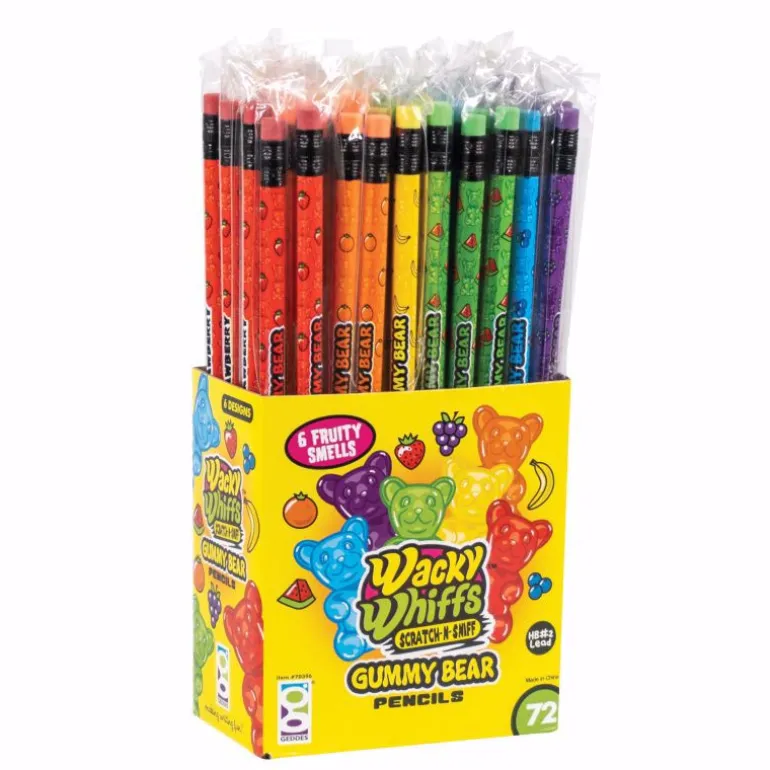 Wacky Whiffs Gummy Bear Scented Pencils - 72 per display
